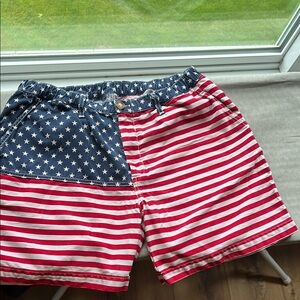 Chubbies Red,White and Blue Shorts American Flag Style